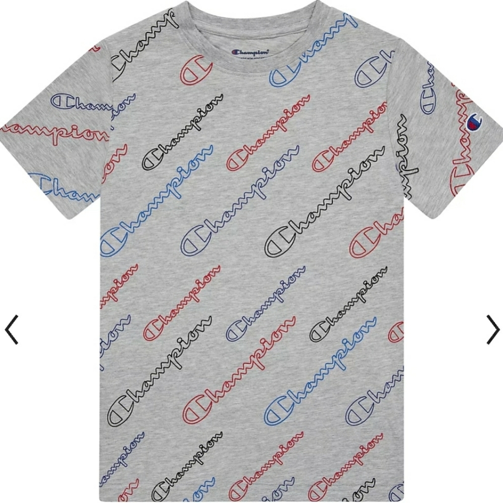 Boys Champion® Allover Print Tee Size L